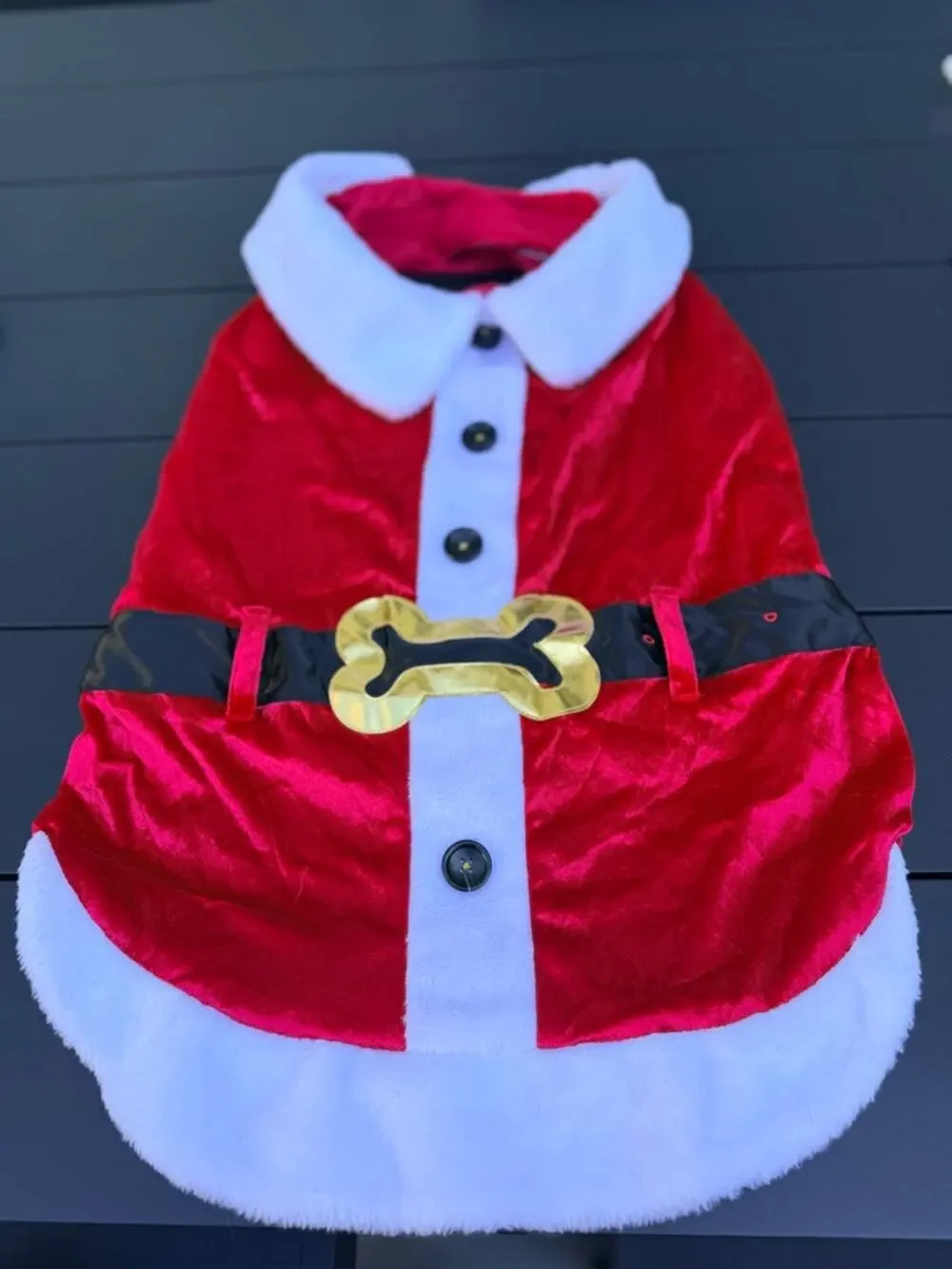 New Mr. Claus Dog Costume, Large